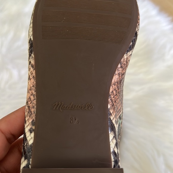 Madewell The Adelle Ballet Flats in Snake Embossed Leather - Picture 11 of 11
